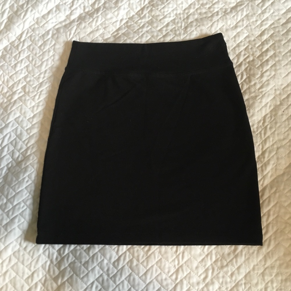 Black Garage Mini Skirt